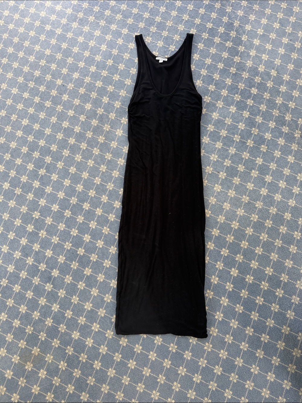 James Perse Black Tank Maxi Dress